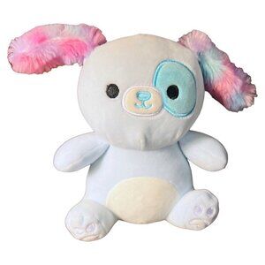 Squishmallows Squeeze Mallows Demir Plush Pastel Dog Official Collectible 7.5"